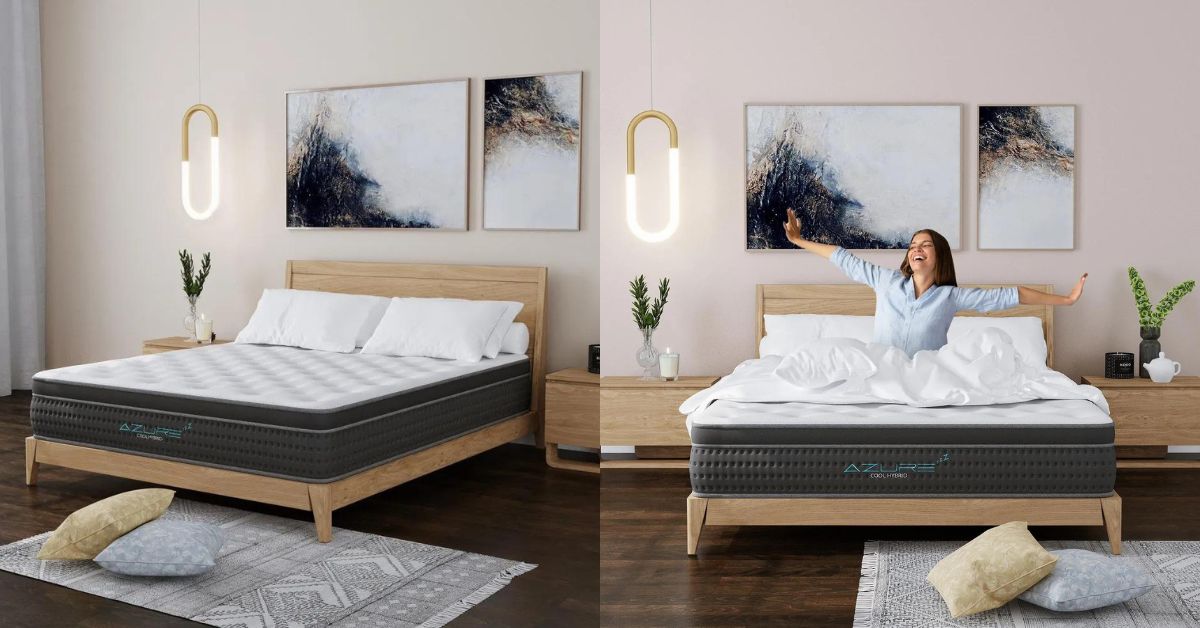 Azure Cool Hybrid - Mattress with Cool-Sleep Airflow Layer 