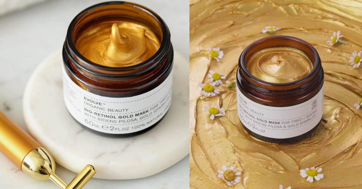 Evolve Beauty Bio-Retinol Gold Mask