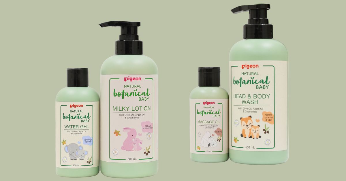 Pigeon Baby Skincare - 90% Natural Origin Ingredients