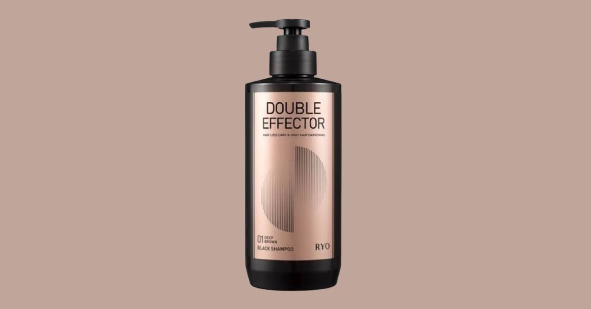 Ryo Double Effector Black Shampoo - shampoo that dyes your hair