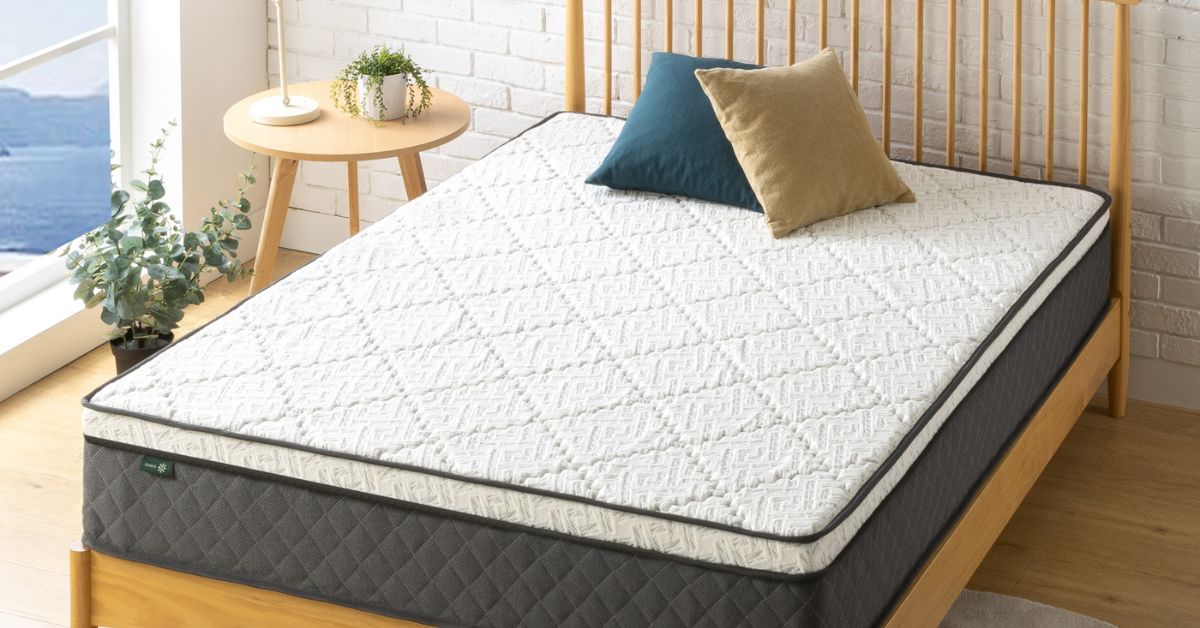 Zinus 25cm iCoil® 2.0 “Cool” Series Euro Top Mattress (10”) - Best Affordable Mattress in Singapore 